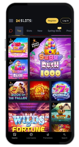 24Slots casino anwendung